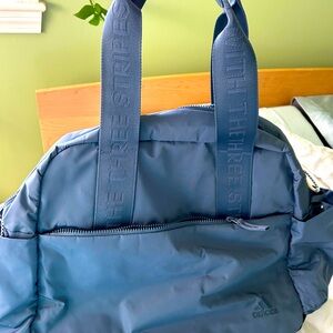 Brand new adidas workout bag, color blue.